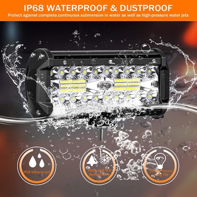Sức mạnh cao 200W đèn lái LED IP68 vật liệu hợp kim nhôm chống nước