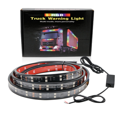 24V 5050 SMD 5A 2.4m Ánh sáng bầu không khí bên trong xe với ống dẫn từ xa cho xe tải