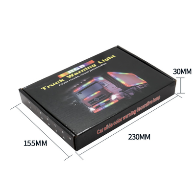 24V 5050 SMD 5A 2.4m Ánh sáng bầu không khí bên trong xe với ống dẫn từ xa cho xe tải