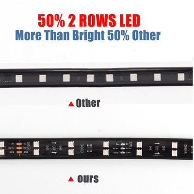 24V 5050 SMD 5A 2.4m Ánh sáng bầu không khí bên trong xe với ống dẫn từ xa cho xe tải