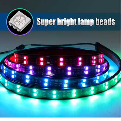 24V 5050 SMD 5A 2.4m Ánh sáng bầu không khí bên trong xe với ống dẫn từ xa cho xe tải