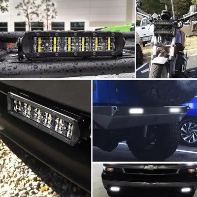 6D phản xạ Off Road LED Light Bar 4x4 12V 24V Đèn đèn LED xe hơi đơn hàng