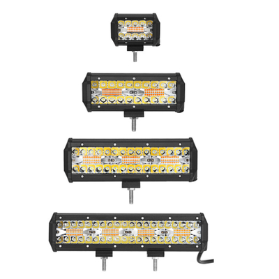 9 inch 180W Đèn LED hai hàng Đèn trắng / Amber cho xe ngoại tuyến