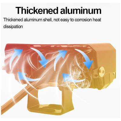 Ba quả cầu mắt Đèn đèn pha xe máy đèn pha đầu LED gần màu vàng màu trắng phụ trợ