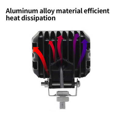4x4 Offroad đèn LED công việc đèn pha sương mù Đèn lái xe 12-80V 4 Inch 30W màu kép
