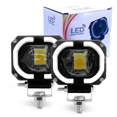 4x4 Offroad đèn LED công việc đèn pha sương mù Đèn lái xe 12-80V 4 Inch 30W màu kép
