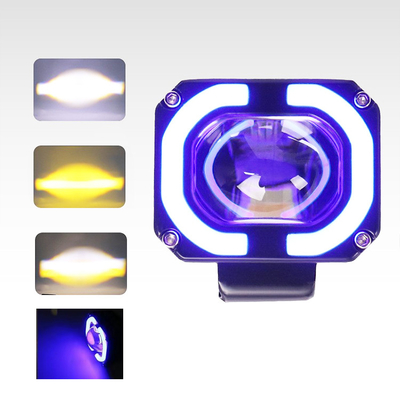 4x4 Offroad đèn LED công việc đèn pha sương mù Đèn lái xe 12-80V 4 Inch 30W màu kép