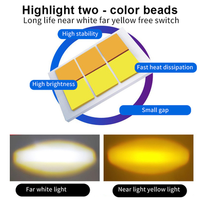 Đèn đèn pha cao đèn pha xe máy LED Kit Bulb Type Motorcycle Driving Headlight Bulb
