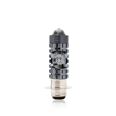 Đèn lái xe mini DRL Đèn đèn pha xe máy LED bóng đèn H4 H6 BA20D P15D Xe ô tô Chiếc mắt cá Máy chiếu ống kính hai màu