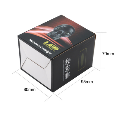 3 inch 40w Đèn đầu đầu hộp sọ xe máy Đèn phơi bên ngoài Đèn đèn LED Đèn lái xe Mini Đèn hai màu