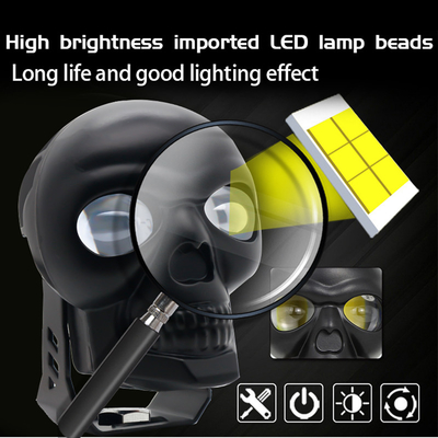 3 inch 40w Đèn đầu đầu hộp sọ xe máy Đèn phơi bên ngoài Đèn đèn LED Đèn lái xe Mini Đèn hai màu