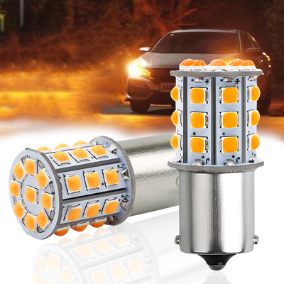 Long Lasting White LED Turn Signals For Cars 12V Aluminum Alloy Body Trắng Vàng Đỏ 3030 33SMD