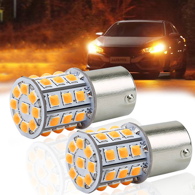 Long Lasting White LED Turn Signals For Cars 12V Aluminum Alloy Body Trắng Vàng Đỏ 3030 33SMD