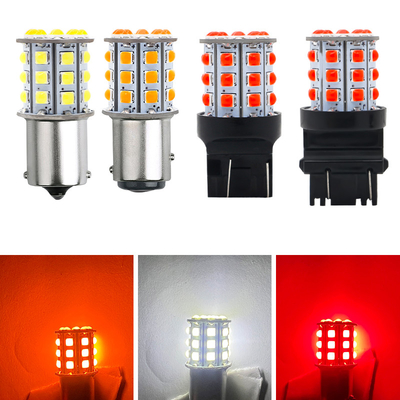 Long Lasting White LED Turn Signals For Cars 12V Aluminum Alloy Body Trắng Vàng Đỏ 3030 33SMD