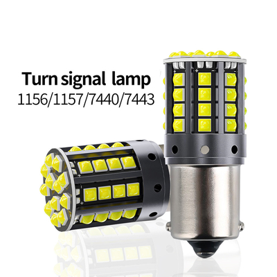 Đèn LED hợp kim nhôm màu trắng 1156 1157 T20 3030 44SMD Đèn lùi 12V 24V