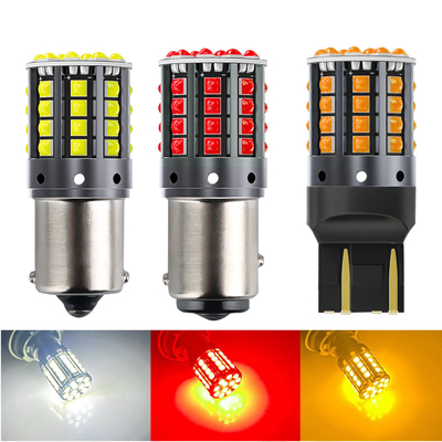 Đèn LED hợp kim nhôm màu trắng 1156 1157 T20 3030 44SMD Đèn lùi 12V 24V