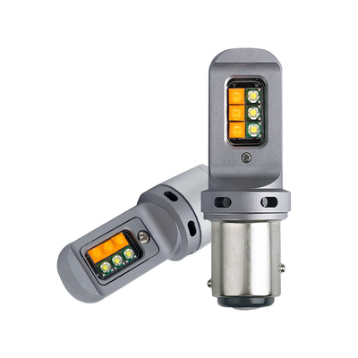 Đèn tín hiệu chuyển hướng phanh LED 5W lâu dài với 1156 bóng đèn LED 12smd phổ biến 1156 P21W BA15S PY21W 3157 7443 Canbus