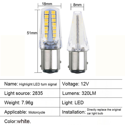 1157 32SMD Amber đèn LED phanh quay tín hiệu đèn đèn LED bóng đèn đuôi xe dừng quay tín hiệu lùi cho xe máy
