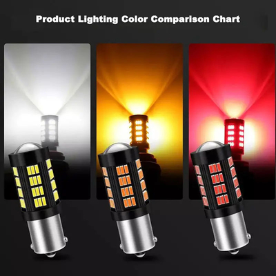 1157 1156 4014 66 SMD Đèn phanh LED Xe hơi lùi lại Đèn đèn LED nội thất ô tô Canbus