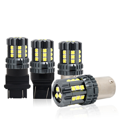 Ánh sáng đèn LED màu trắng Auto 12V 24V 2835 45SMD 1156 1157 T25 3156 3157 T20 7440 7443 Canbus bóng đèn xe Led