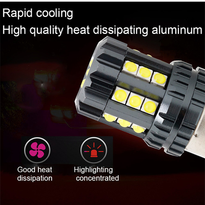 Ánh sáng đèn LED màu trắng Auto 12V 24V 2835 45SMD 1156 1157 T25 3156 3157 T20 7440 7443 Canbus bóng đèn xe Led