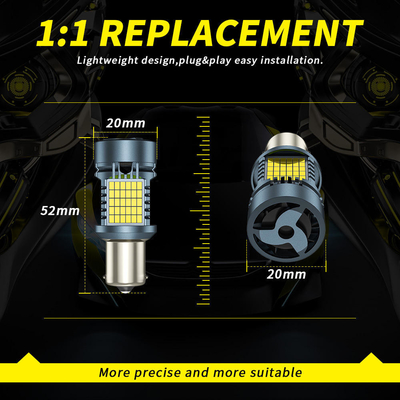 Đèn đèn LED với Canbus 2016 120SMD T20 1156 1157 3156 3157 Đèn phanh tín hiệu quay LED với đèn quạt tự động