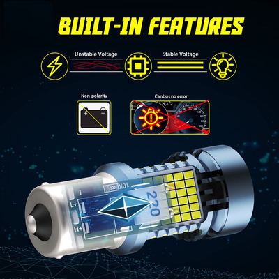 Đèn đèn LED với Canbus 2016 120SMD T20 1156 1157 3156 3157 Đèn phanh tín hiệu quay LED với đèn quạt tự động
