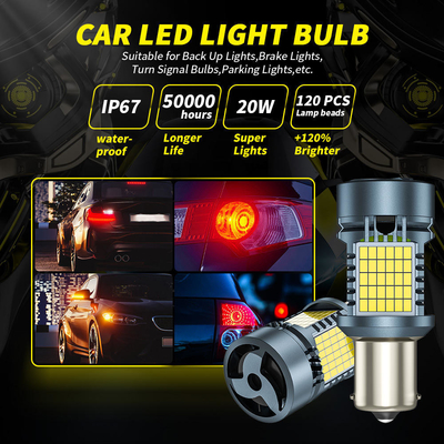Đèn đèn LED với Canbus 2016 120SMD T20 1156 1157 3156 3157 Đèn phanh tín hiệu quay LED với đèn quạt tự động