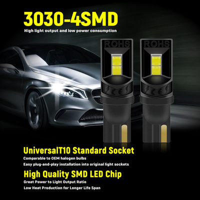 Đèn đèn LED 360 độ T10 194 168 147 W5W 3030 Đèn đèn nội thất xe ô tô LED