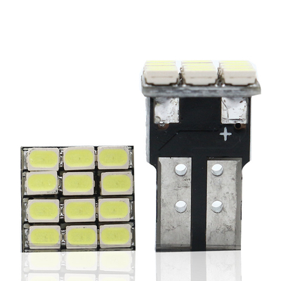 Năng lượng 9W bóng đèn LED chống nước IP67 360 độ Đèn ô tô 12v T10 12SMD 1206 3020 Đèn đọc biển số