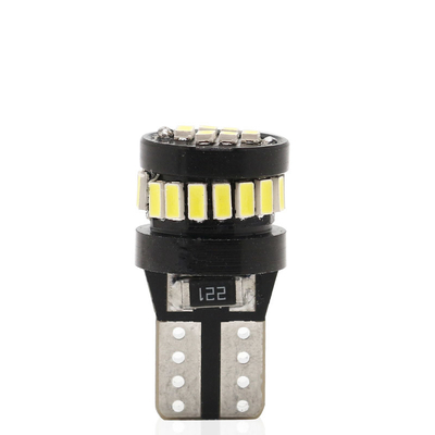 3014 Chip LED bóng đèn ô tô Đèn trắng góc chùm 360 độ T10 3014 24smd Điện liên tục bóng đèn LED sáng