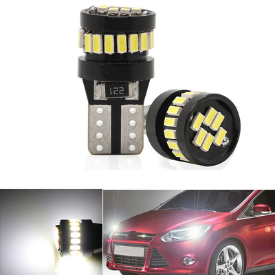 3014 Chip LED bóng đèn ô tô Đèn trắng góc chùm 360 độ T10 3014 24smd Điện liên tục bóng đèn LED sáng