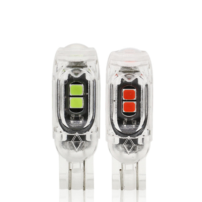360 độ đèn LED bóng đèn xe ô tô bảng giấy phép ánh sáng T10 2835 3030 5smd đèn LED nổi bật 5W5 không cực
