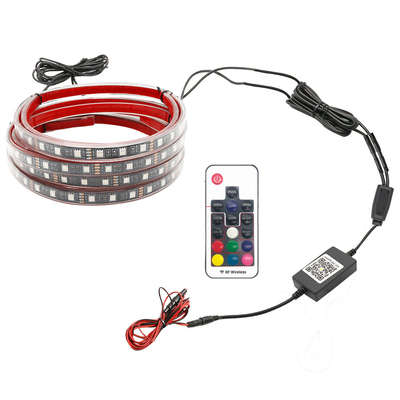 Đèn LED nội thất ô tô Điều khiển từ xa đa màu ABS linh hoạt 12V Đèn dải LED ô tô