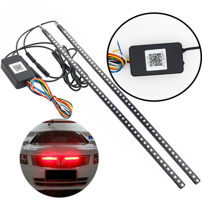 Ánh sáng LED nội thất xe ABS phổ quát Kiểm soát nước 56CM Ánh sáng đèn flash xe Strobe Knight Rider Scanner Light