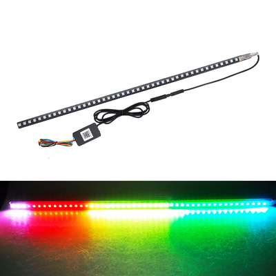 Ánh sáng LED nội thất xe ABS phổ quát Kiểm soát nước 56CM Ánh sáng đèn flash xe Strobe Knight Rider Scanner Light