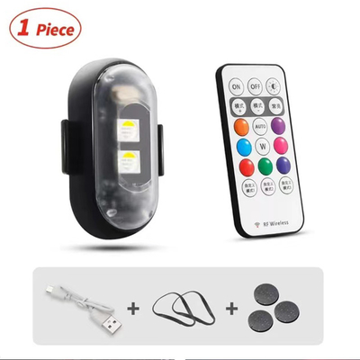 RGB màu LED Đèn khí quyển nội thất xe Micro USB IP67 điều khiển từ xa không dây