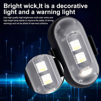 RGB màu LED Đèn khí quyển nội thất xe Micro USB IP67 điều khiển từ xa không dây