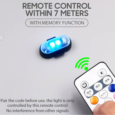 RGB màu LED Đèn khí quyển nội thất xe Micro USB IP67 điều khiển từ xa không dây