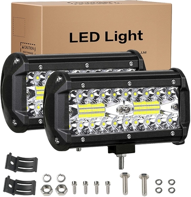 240W 24000lm Đèn LED sương mù Thanh đèn LED 7 inch Đèn lái xe ngoài đường Chống thấm nước