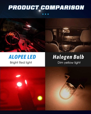 194 Bóng đèn LED ô tô 6500K Wedge T10 SMD 5050 Chip