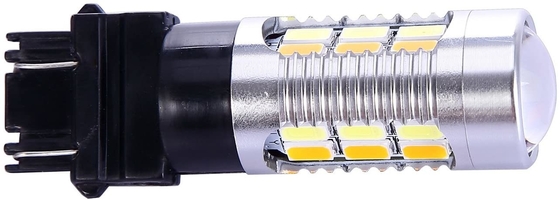 3157 3057 3357 4157 Đèn LED báo rẽ Phanh màu hổ phách Công tắc ngược 22 SMD với máy chiếu