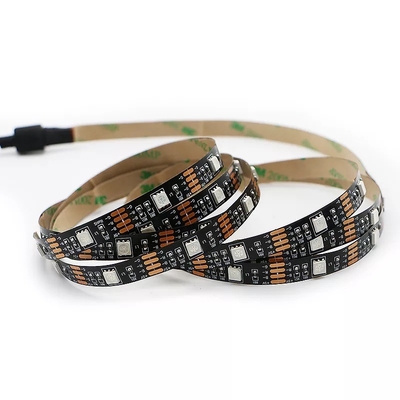 Đèn pha ô tô USB Dải ống LED SMD 5050 RGB đầy màu sắc DC 5V Linh hoạt