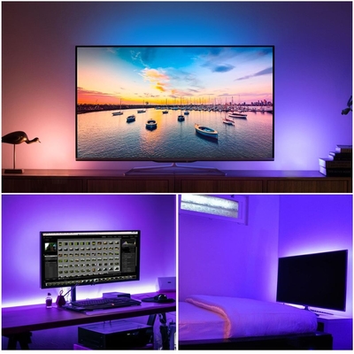 45CM 17,7 &quot;Màu trắng Hổ phách Đèn LED linh hoạt Thời gian ban ngày Đèn chạy Thanh chảy Silicone DRL