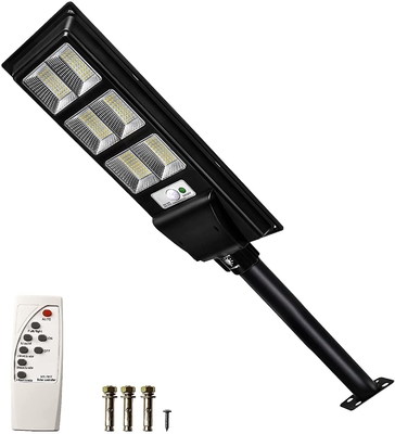 Đèn đường năng lượng mặt trời 120 Watt cho ánh sáng ban ngày 5000K ngoài trời Màu trắng lũ lụt Độ bền IP65 Chống thấm nước